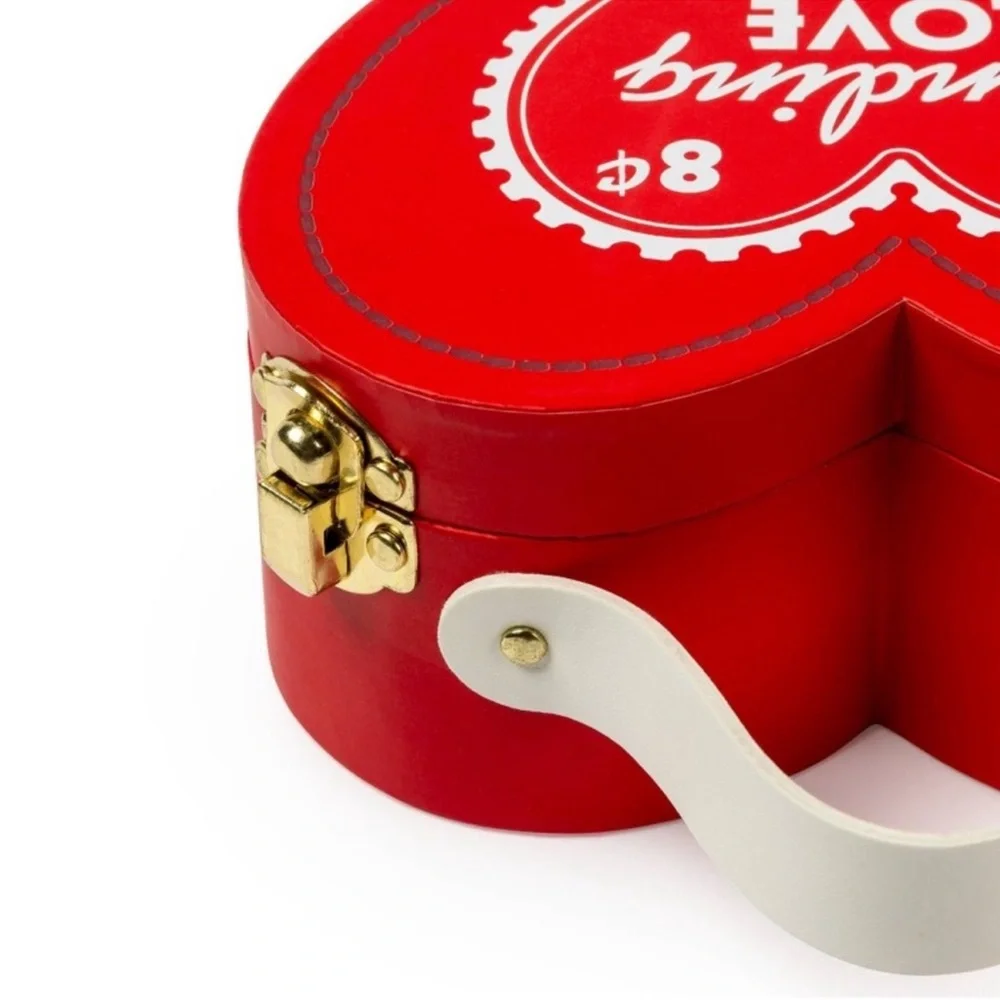 3 for $15 SALE New Target Bullseye Postage Stamp Red Heart Shaped Storage Box